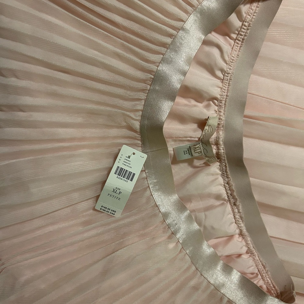 Hutch Blush Pink A-Line Pleated Skirt - Picture 11 of 13